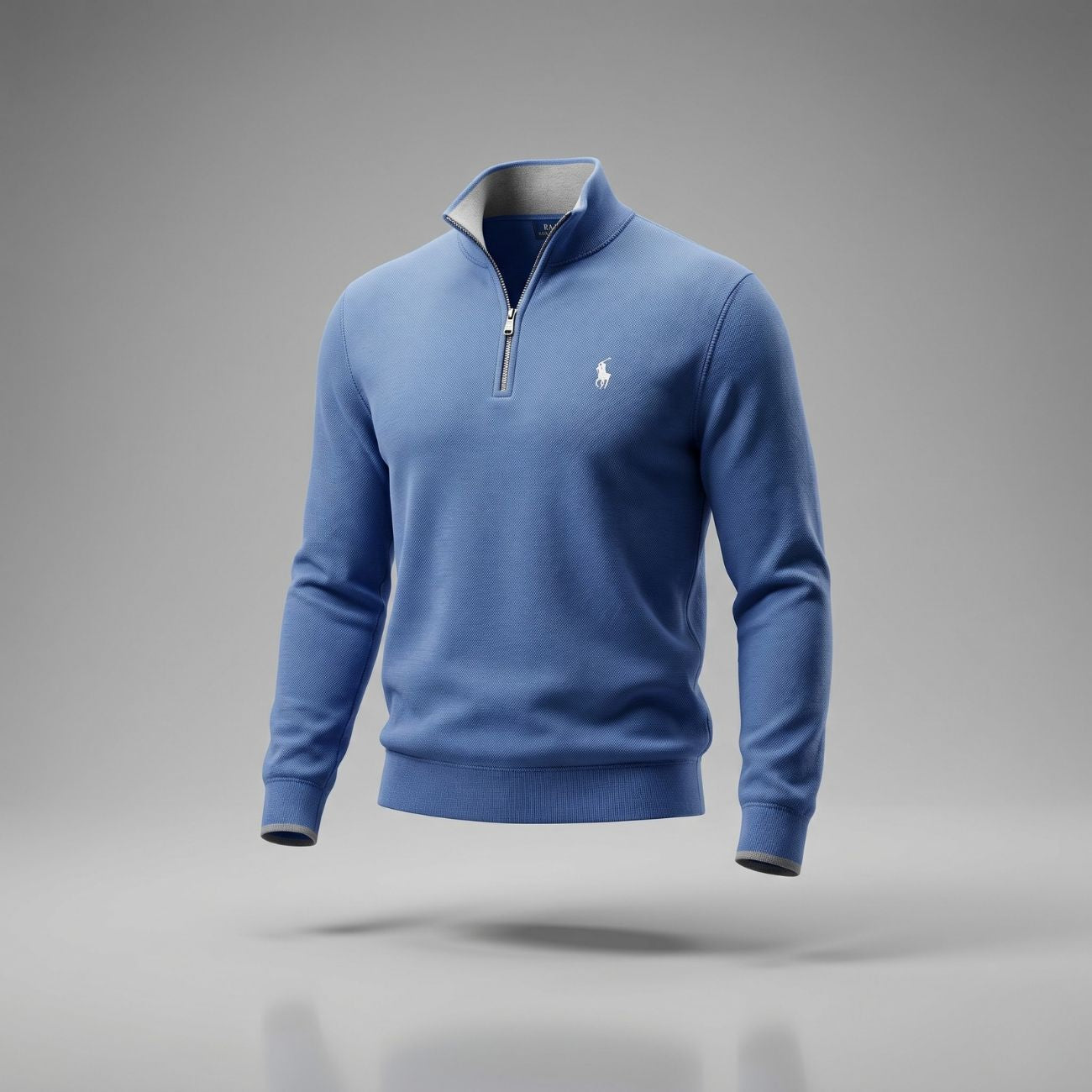 Pull RL en coton à demi-zip – Offre limitée